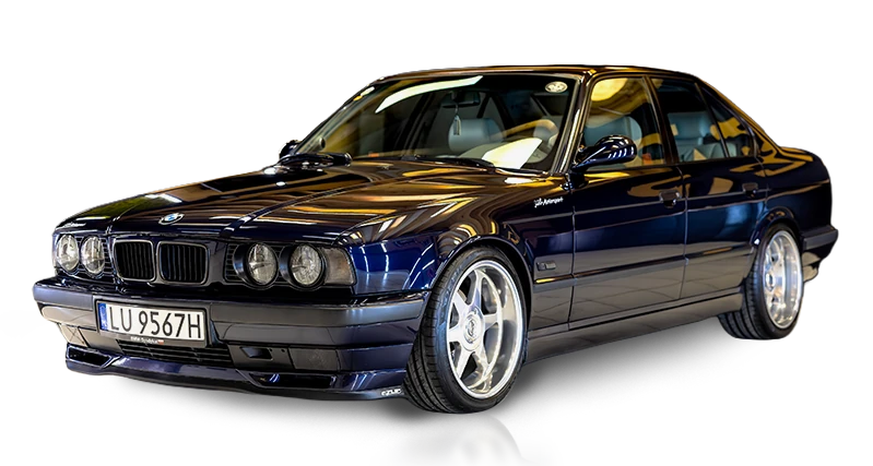 Samochód demonstracyjny Dobry Ton — BMW E34